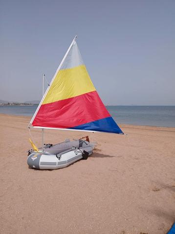 Rubberen zeilboot, Enlèvement, Utilisé, Aluminium