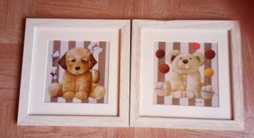 2 cadres NEUFS pour chambre d'enfant, ainsi .... beschikbaar voor biedingen