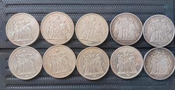 10 Francs Hercules zilver  beschikbaar voor biedingen