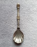 Antiek tinnen lepeltje schelpje 94% tinn etain zinn pewter, Ophalen of Verzenden