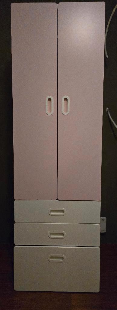 Penderie + 3 tiroirs chambre fille IKEA rose, Maison & Meubles, Armoires | Commodes, Utilisé, 150 à 200 cm, 50 à 100 cm, 50 à 75 cm