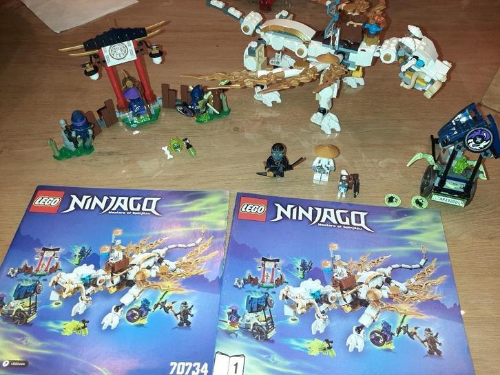 Lego Ninjago set 70734 Master WU Dragon, Kinderen en Baby's, Speelgoed | Duplo en Lego, Gebruikt, Lego, Complete set, Ophalen of Verzenden