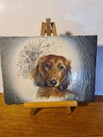 ARDOISE TECKEL AVEC OU SANS HORLOGE, Ophalen of Verzenden, Zo goed als nieuw, Hond of Kat, Beeldje of Figuurtje