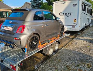Remorque porte voiture légère en aluminium, Autos : Divers, Remorques, Enlèvement, Comme neuf