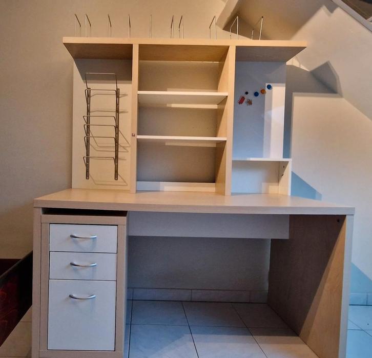 kinderbureau met ladenblok, Huis en Inrichting, Bureaus, Gebruikt, Bureau, Ophalen