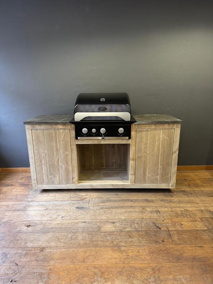SOLDEN: Buitenkeuken met Boretti gasbarbecue!, Tuin en Terras, Buitenkeukens, Nieuw, Gas, Inbouw, Vrijstaand, Ophalen of Verzenden