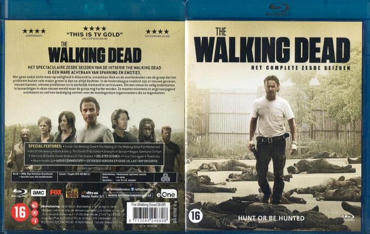 walking dead seizoen 6 (5 blu-ray) nieuw, Cd's en Dvd's, Blu-ray, Zo goed als nieuw, Horror, Ophalen of Verzenden