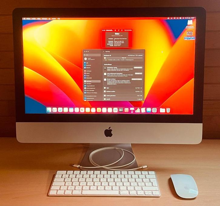 Apple imac 21,5 inch retina, Computers en Software, Apple Desktops, Zo goed als nieuw, iMac, HDD en SSD, 3 tot 4 Ghz, 8 GB, Ophalen
