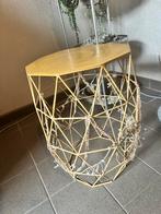 Bijzet tafeltje goudkleurig, Huis en Inrichting, Ophalen, Gebruikt