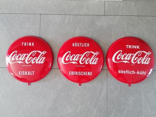 Reclameborden emaille Coca Cola Duitsland / Oostenrijk, Verzamelen, Merken en Reclamevoorwerpen, Zo goed als nieuw, Reclamebord