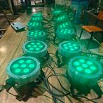 12 x DMX spots, totaal of appart verkocht!, Musique & Instruments, Lumières & Lasers, Enlèvement, Comme neuf, Lumières, Couleur
