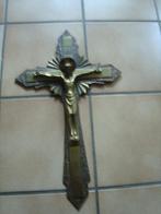 Art Deco kruisbeeld in brons., Antiek en Kunst, Ophalen