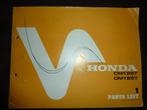 LIVRE PARTS LIST HONDA CM1 25T 85T