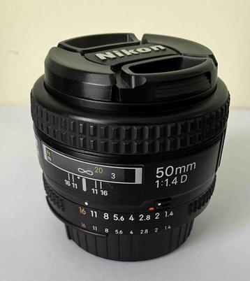 Nikon AF-D 50mm f/1.4 beschikbaar voor biedingen