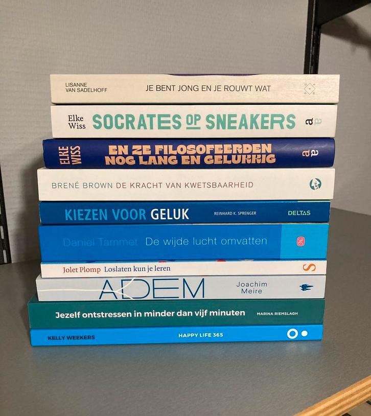 Pakket van boeken Zelfhulp en Persoonlijke ontwikkeling, Boeken, Advies, Hulp en Training, Gelezen, Ophalen of Verzenden