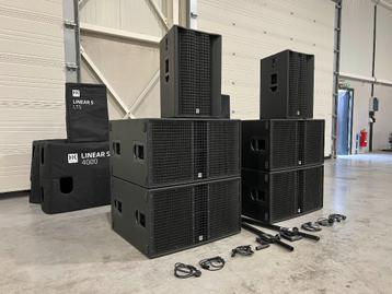 HK Audio Linear powered: 4x SUB 4000 A + 2x LTS A top