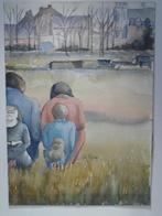 Fons Teijssen. 2 aquarellen. Lier., Ophalen