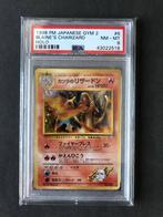 Blaine's Charizard Holo - Gym Japanese PSA 8, Ophalen of Verzenden, Nieuw, Losse kaart