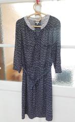 Mayerline kleed + onderkleedje donkerblauw maat 38, Maat 38/40 (M), Mayerline, Blauw, Ophalen of Verzenden