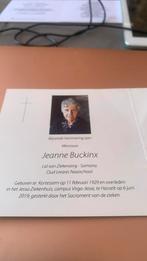 Onderwijzeres, Verzamelen, Bidprentjes en Rouwkaarten, Ophalen of Verzenden, Bidprentje