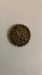 Halve dollar 1942 Zilver 900, Postzegels en Munten, Munten | Amerika, Zilver
