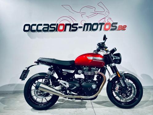 Triumph Speed Twin 1200 - 2023 - 1.360km!! - Garantie 1 an, Motoren, Motoren | Triumph, Bedrijf, Naked bike, meer dan 35 kW, 2 cilinders
