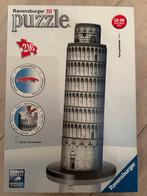 Ravensburger 3D puzzel - De scheve toren van Pisa, Hobby en Vrije tijd, Ophalen of Verzenden, Zo goed als nieuw