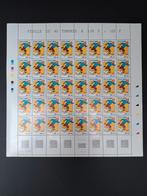 Vel 40 postzegels van Kuifje (Frankrijk 2000 Postzegeldag), Ophalen of Verzenden, Postfris