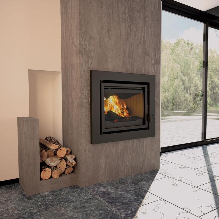 vloerkachel houtkachel pelletkachel maatwerkkachel inbouw, Huis en Inrichting, Woonaccessoires | Overige, Nieuw, Ophalen of Verzenden