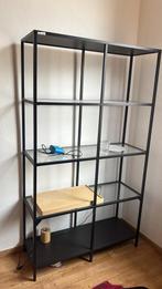Groot metalen rek met glas, Ophalen, Zo goed als nieuw
