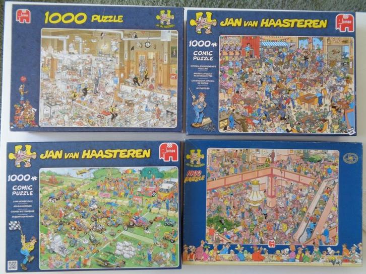 Jan van Haasteren puzzels (4 van 1000 stukjes) deel 4, Hobby en Vrije tijd, Denksport en Puzzels, Verzenden