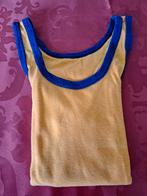 Oranje katoenen top, maat M, afgewerkt met blauw, Ophalen, Sans marque, Maat 42/44 (L), Oranje