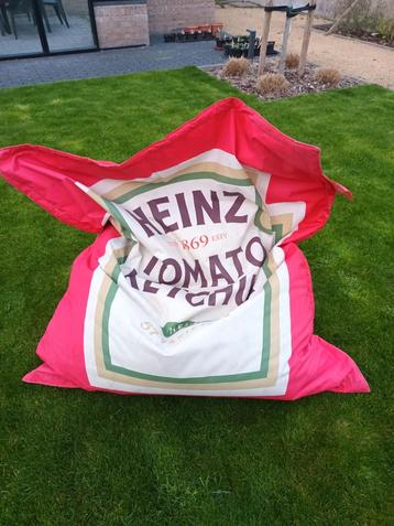 Zitzak buiten Heinz Ketchup, Huis en Inrichting, Zitzakken, Ophalen, Zo goed als nieuw, Zitzak