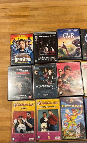Lot dvd’s /cassette beschikbaar voor biedingen