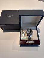 Longines Conquest quartz (41 mm) zwarte wijzerplaat / roestv, Overige merken, Staal, Staal, Polshorloge