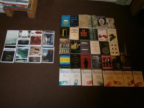 Simenon, 37 romans en vier Maigrets, De Bezige Bij, Bruna, Livres, Littérature, Utilisé, Pays-Bas, Enlèvement ou Envoi