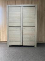 Moderne massieve eiken (buffet)kast 'Bonbini', Huis en Inrichting, Kasten | Buffetkasten, Ophalen, Met deur(en), 100 tot 150 cm