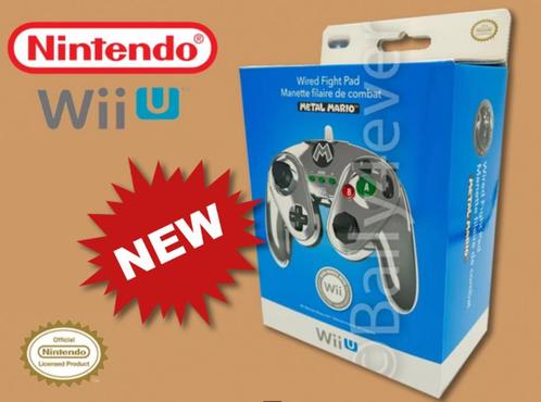 Manette filaire Metal Mario Nintendo Wii U NEUF, Consoles de jeu & Jeux vidéo, Consoles de jeu | Nintendo Consoles | Accessoires