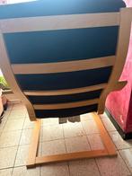 Fauteuil, plaqué bouleau/KNISA noir ikea Avec masseur électr, Enlèvement ou Envoi, Comme neuf