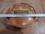 Marmite en cuivre, diamètre 27 cm, hauteur 7 cm, Antiquités & Art, Antiquités | Bronze & Cuivre, Enlèvement, Cuivre