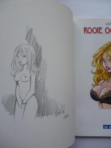 Rooie oortjes - 4 HC, 1 Bundeling, 1 SC + originele tekening beschikbaar voor biedingen