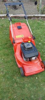 Wolf Senator 52cm gramaaier met kawasaki motor, Tuin en Terras, Grasmaaiers, Ophalen, Zo goed als nieuw, Opvangbak, Benzine-grasmaaier