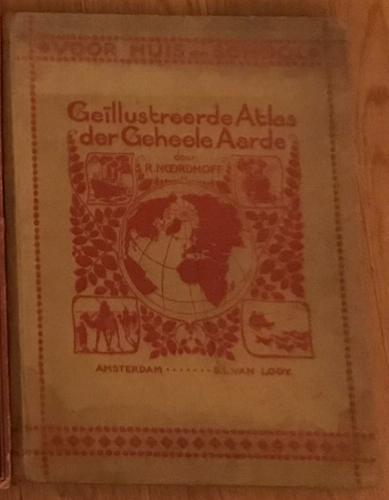 Antiek Atlas boek, Antiquités & Art, Antiquités | Livres & Manuscrits, Enlèvement ou Envoi