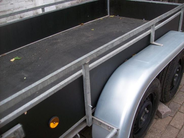 vernieuwde gegalvaniseerde dubbelas aanhangwagen, Auto diversen, Aanhangers en Bagagewagens, Gebruikt, Ophalen