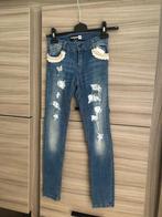 Hippe jeans voor modern meisje, maat 134, PAESAGGINO, Enfants & Bébés, Vêtements enfant | Taille 134, Comme neuf, PAESAGGINO, Fille