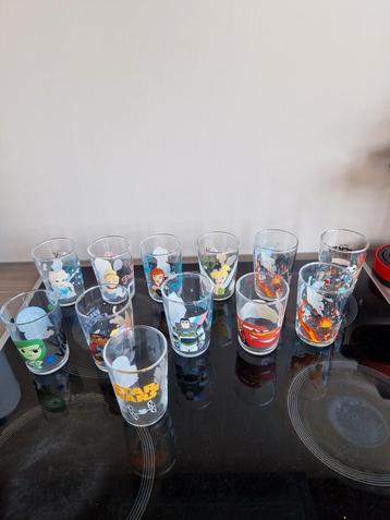 12 Disney glazen, Verzamelen, Glas en Drinkglazen, Ophalen of Verzenden, Zo goed als nieuw