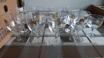 8 bierglazen bierglas Grimbergen 33 cl + 1 degustatieglas, Ophalen, Gebruikt, Bierglas