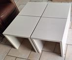 bijzettafel 4 stuks, Huis en Inrichting, Minder dan 55 cm, Vierkant, Zo goed als nieuw, Strak modern.