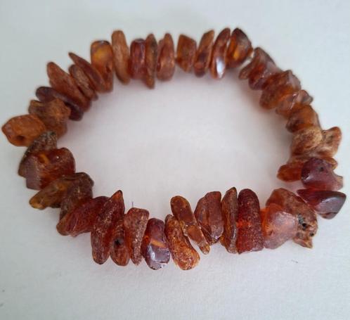 Oude wilde amber/barnsteen armband, 19.1 gramm, Handtassen en Accessoires, Antieke sieraden, Armband, Koper, Verzenden