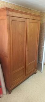 Linnenkast in pitchpine, Antiek en Kunst, Antiek | Meubels | Kasten, Ophalen